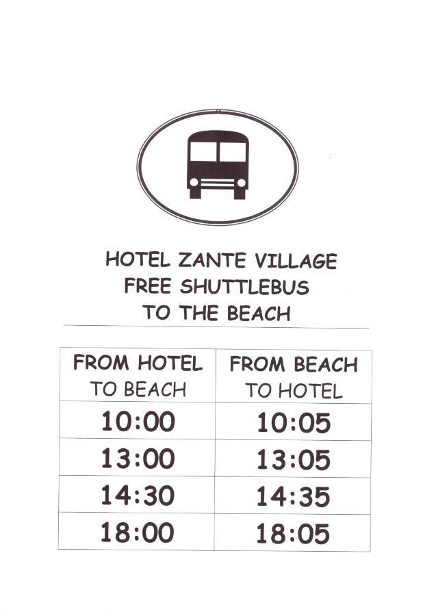 Zante Village Hotel Alikanás Exterior foto